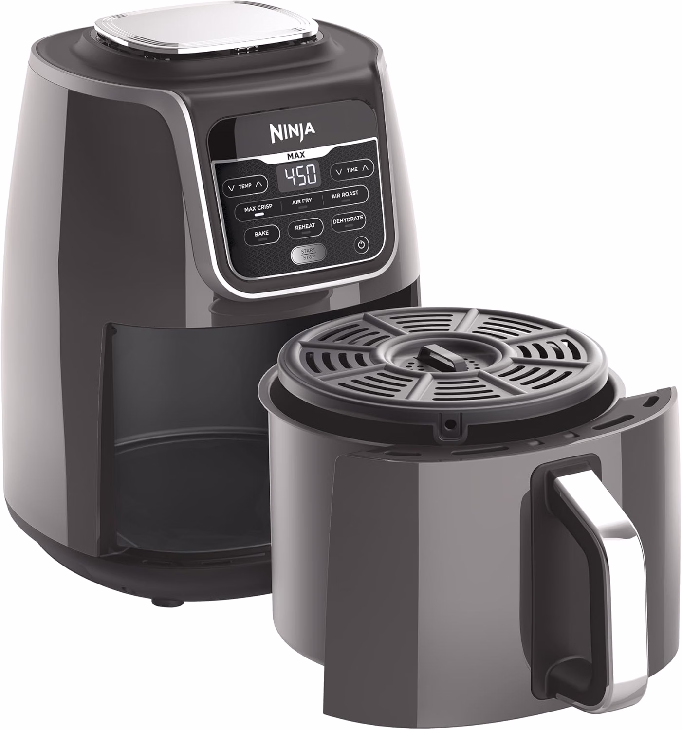 Air Fryer XL with MaxCrisp, 6.5 Qt, 6-in-1, Grey, AF181 - Image 3