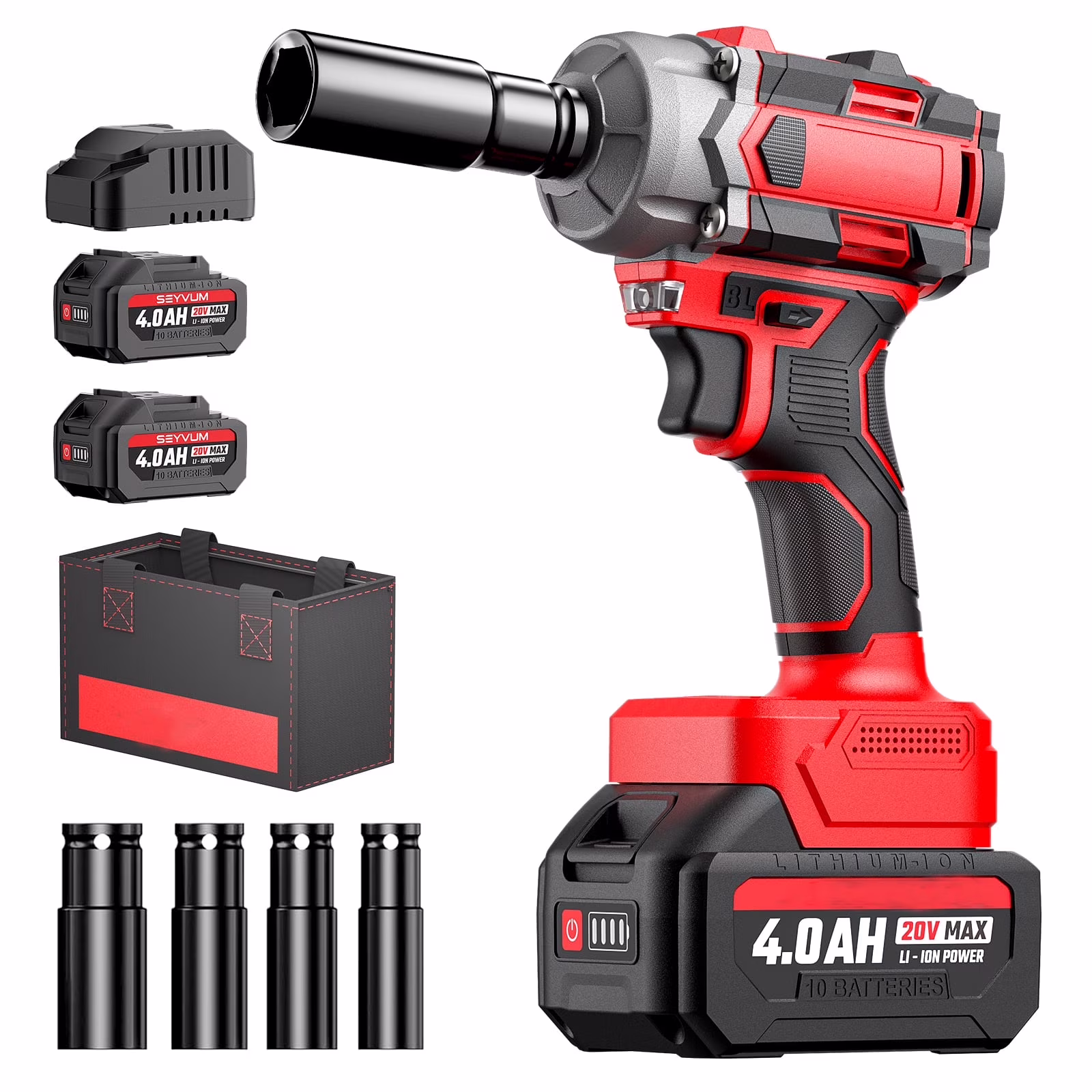 Cordless Impact Wrench, 1/2