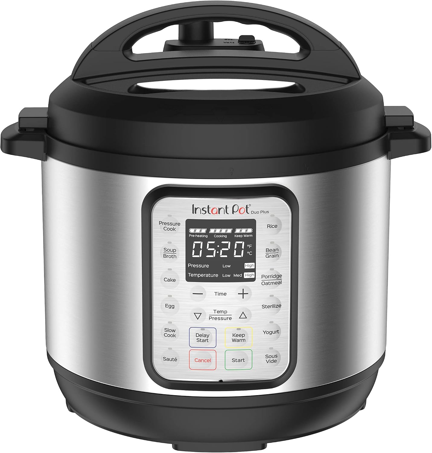 Duo Plus 6 Qt 9-in-1 Electric Pressure Cooker, Stainless Steel - Image 2