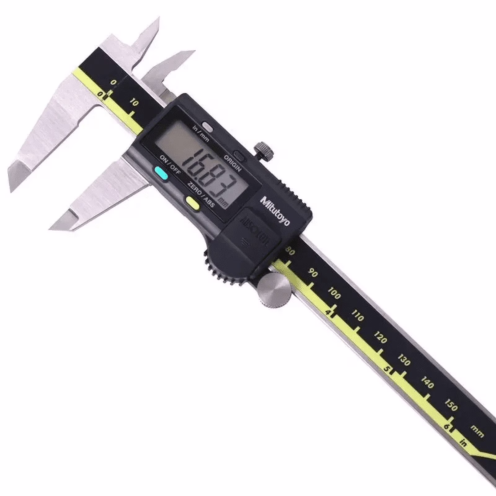 Mitutoyo 500-193-30 Advanced Onsite Sensor AOS Digital Caliper LCD Vernier Caliper Stainless Steel Measuring Tools 500 Series, 0