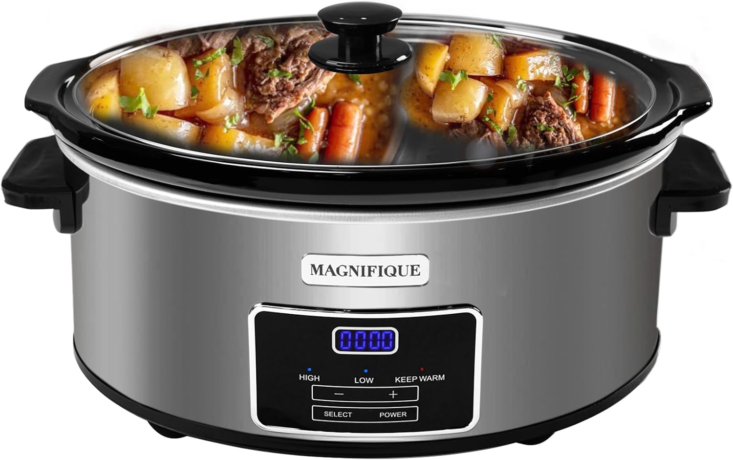 4 Quart Programmable Casserole Slow Cooker, 8-in-1 Multi Cooker with Removable Non-Toxic Stoneware Crock, Claypot Slow Cooker, Rice-cooking, Nonstick, Oven Safe Pot to 450°F, Olive - Image 3