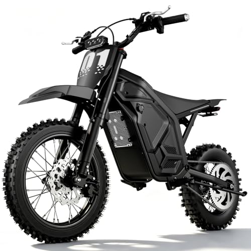 Electric Dirt Bike for Teens Adults, 5500W Mid-Dri | Off-Road Vehicles