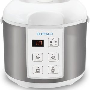 Rice Cooker Stainless Steel Inner Pot Rice Maker Small, 5 Cup