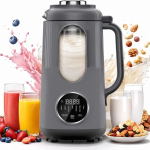 Nut Milk Maker Machine, Automatic Soy Milk Maker, Small Countertop Blender