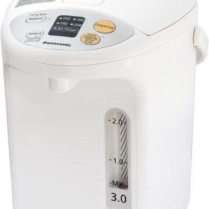 Electric Thermo Pot Hot Water Boiler Dispenser NC-EG4000, Slow-Drip Mode for Coffee, Ideal for Tea, Hot Cocoa, Soups and Baby Food, Four Temperature Settings, 4.2 Quarts (4.0L), 700W, White