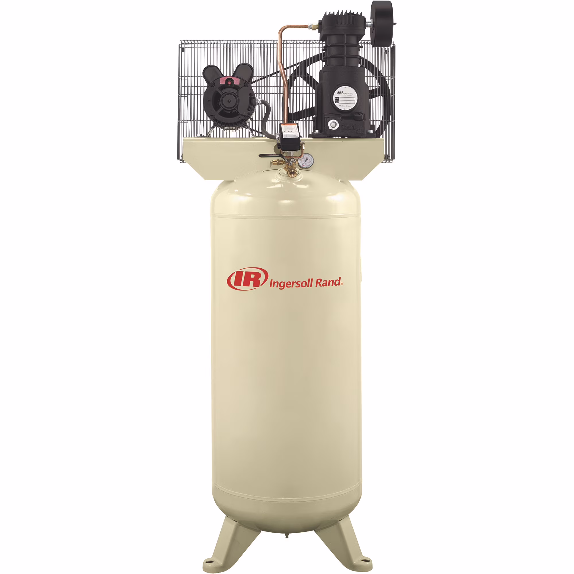 Ingersoll Rand Electric Stationary Air Compressor, 5 HP, 230 Volt, 1 Phase, 60-Gallon Vertical, Model# SS5L5 - homedespot