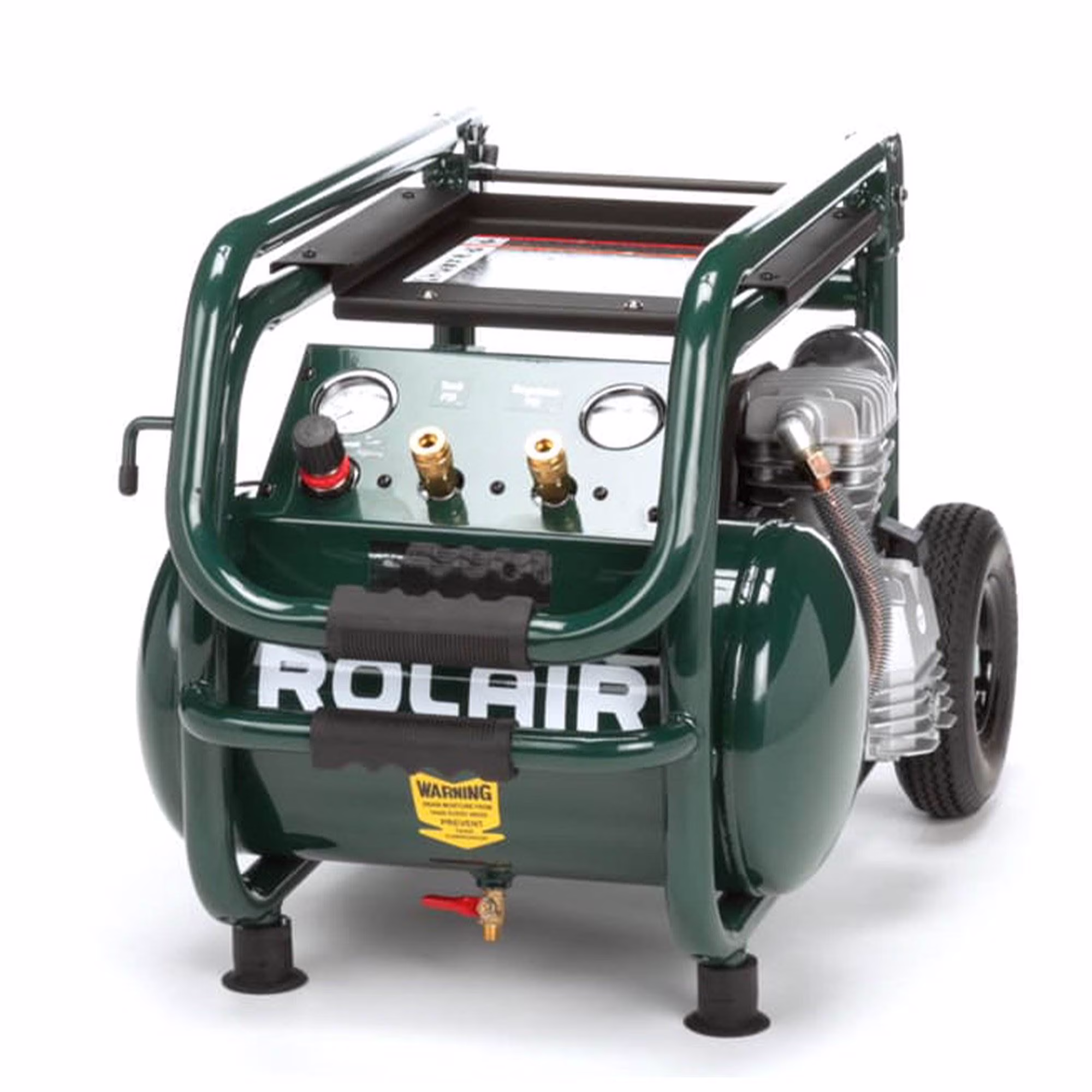 Rolair VT25BIG 5.3 Gallon Electric Wheeled Portable Compressor for tires & tools - homedespot